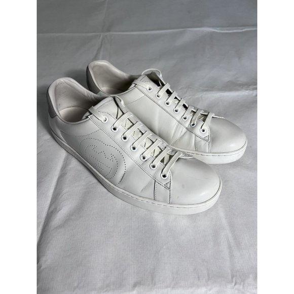 Gucci Ace Interlocking G Mens White Sneakers Size 10 US | 43.5 EU | 9.5 UK/AU - Picture 3 of 16